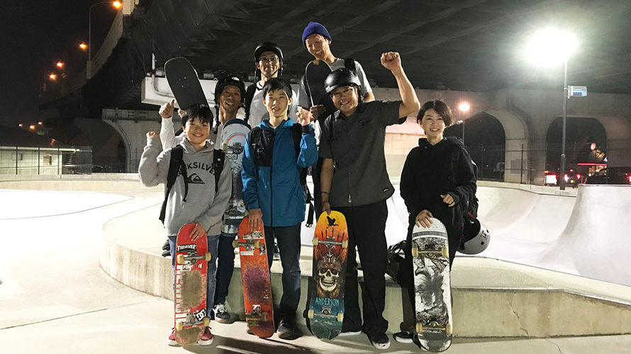 スケートボード年忘れツアー！ばら池スケートパーク大阪まで行ってみた